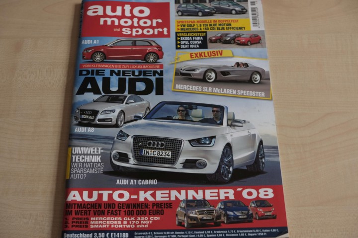 Deckblatt Auto Motor und Sport (15/2008)